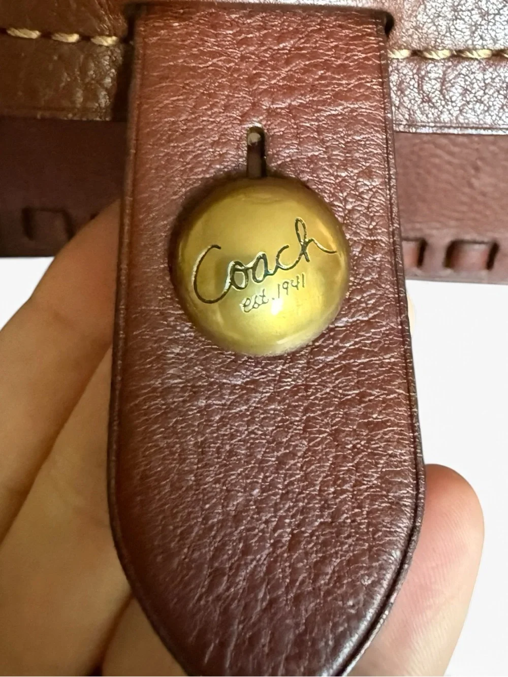 Rare Coach 65th Anniversary Legacy Thompson Satchel NWOT | Whiskey Leather 2007